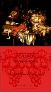 Cover of: Culture of the Fork by Giovanni Rebora