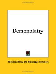 Cover of: Demonolatry by Nicolas Remy