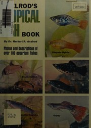 Cover of: Axelrod's Tropical Fish Book,