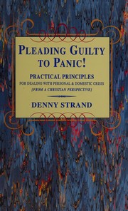 Cover of: Pleading Guilty to Panic!