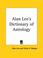 Cover of: Alan Leo's Dictionary of Astrology