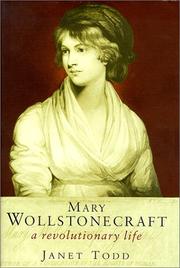 Cover of: Mary Wollstonecraft by Janet M. Todd