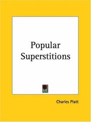 Cover of: Popular Superstitions