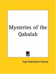 Cover of: Mysteries of the Qabalah by Yogi Publication Society