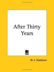 Cover of: After Thirty Years