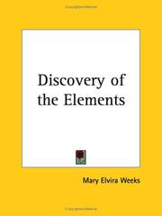 Discovery of the elements by Mary Elvira Weeks