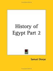 Cover of: History of Egypt, Part 2