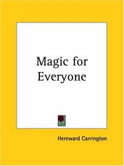 Cover of: Magic for Everyone