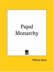 Cover of: Papal Monarchy
