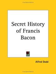 Cover of: Secret History of Francis Bacon