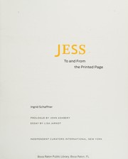 Cover of: Jess: to and from the printed page