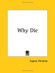 Cover of: Why Die