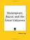 Cover of: Shakespeare, Bacon and the Great Unknown
