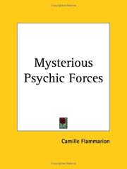 Cover of: Mysterious psychic forces