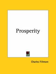 Cover of: Prosperity by Charles Fillmore, Charles Fillmore