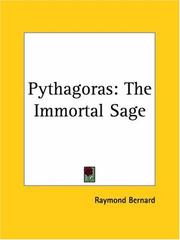 Cover of: Pythagoras: The Immortal Sage