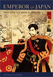 Cover of: Emperor of Japan by Donald Keene