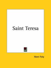Cover of: Saint Teresa | Henri Foly