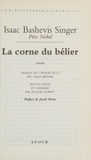 Cover of: La corne du belier (French Edition) by Isaac Bashevis Singer