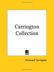 Cover of: Carrington Collection by Hereward Carrington