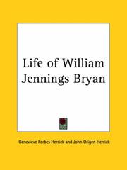 Cover of: Life of William Jennings Bryan