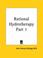 Cover of: Rational Hydrotherapy, Part 1
