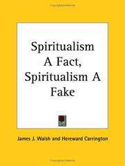 Cover of: Spiritualism A Fact, Spiritualism A Fake