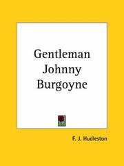 Cover of: Gentleman Johnny Burgoyne