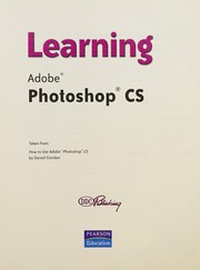 Cover of: Learning: Adobe Photoshop CS