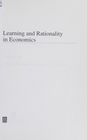 Cover of: Learning and rationality in economics