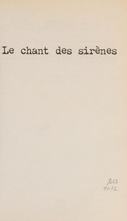 Cover of: Le chant des sirènes by Val McDermid, Annie Hamel, Agnès Colomb