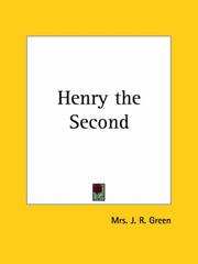 Cover of: Henry the Second | J. R. Green