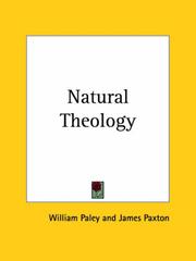 Cover of: Natural Theology by William Paley