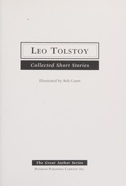 Cover of: Leo Tolstoy Collected Short Stories (The Great Author Series)