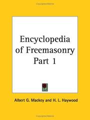 Cover of: Encyclopedia of Freemasonry, Part 1