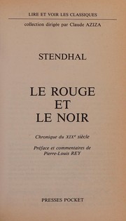 Cover of: Le Rouge Et Le Noir by Stendhal