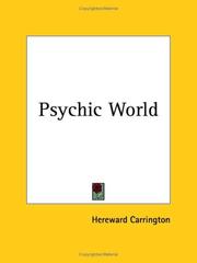 Cover of: Psychic World