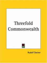 Cover of: Threefold Commonwealth by Rudolf Steiner, Rudolf Steiner