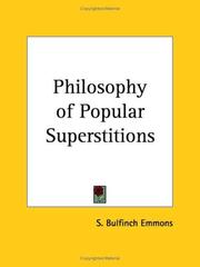 Cover of: Philosophy of Popular Superstitions