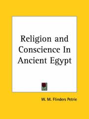 Cover of: Religion and Conscience In Ancient Egypt by W. M. Flinders Petrie