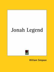 Cover of: Jonah Legend by William Simpson, William Simpson