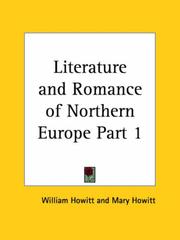 Cover of: Literature and Romance of Northern Europe, Part 1
