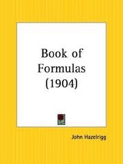 Cover of: Book of Formulas