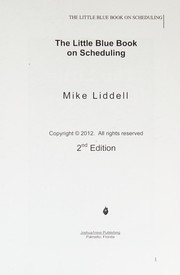 Cover of: The Little Blue Book on Scheduling