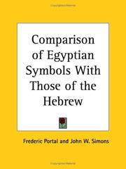 Cover of: Comparison of Egyptian Symbols with Those of the Hebrew