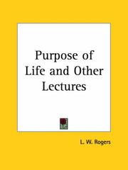 Cover of: Purpose of Life and Other Lectures