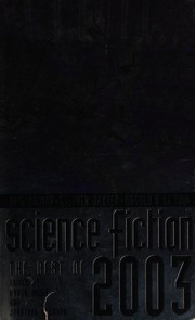 Cover of: Science Fiction: The Best of 2003