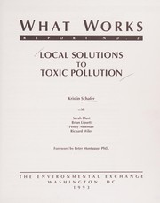 Cover of: Local solutions to toxic pollution (What works)