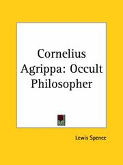 Cover of: Cornelius Agrippa by Lewis Spence