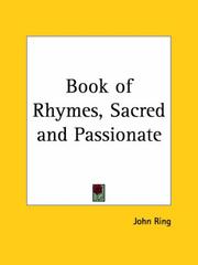 Cover of: Book of Rhymes, Sacred and Passionate